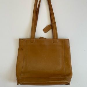 Vintage Leather Coach Bag